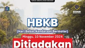 Dinas Perhubungan (Dishub) DKI Jakarta meniadakan Hari Bebas Kendaraan Bermotor (HBKB) atau Car Free Day (CFD) pada peringatan Hari Pahlawan pada 10 November 2024.