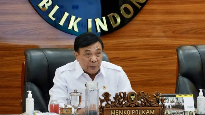 Foto ilustrasi Menko Polkam Djamari Chaniago saat rapat di kantor Kemenko Polkam (ANTARA/Ho-Humas Kemenko Polkam)