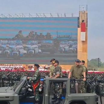 Menhan dan Pimpinan TNI Tinjau Gladi Bersih Upacara Pelantikan Wakil Panglima TNI