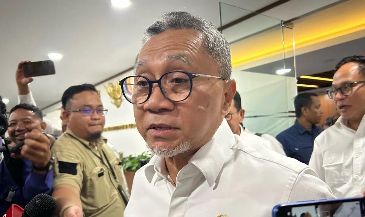 Menteri Koordinator Bidang Pangan (Kemenko Pangan) Zulkifli Hasan atau Zulhas ditemui di kantor Kemenko Pangan, Jakarta, Senin 1 September 2025. (ANTARA/Maria Cicilia Galuh) <b>(Antara)</b>