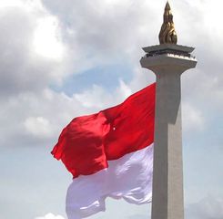 Viral! Pria Berhoodie Bakar Bendera Merah Putih di Depan Rumah Warga