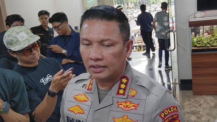 Kabid Humas Polda Metro Jaya, Kombes Pol Budi Hermanto saat ditemui di Jakarta, Jumat (17/4/2026). ANTARA/Ilham Kausar