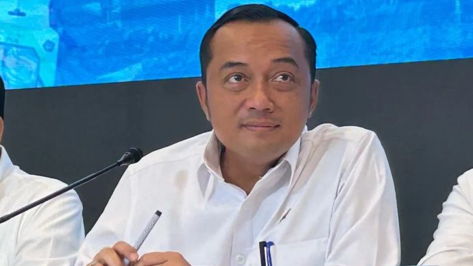 Menteri Sekretaris Negara (Mensesneg) Prasetyo Hadi konferensi pers di Pemulihan dan Rencana Strategis Pascabencana Jelang Akhir Tahun di Lanud Halim Perdanakusuma, Jakarta, Senin 29 Desember 2025. (ANTARA/Maria Cicilia Galuh)