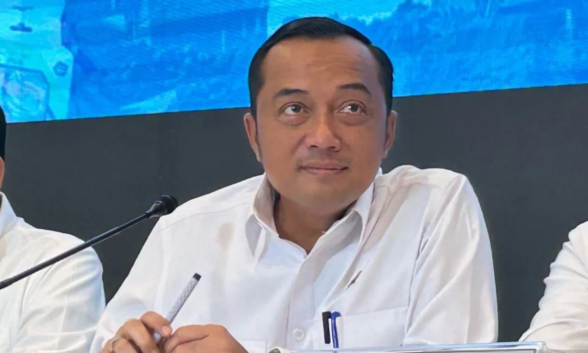 Menteri Sekretaris Negara (Mensesneg) Prasetyo Hadi konferensi pers di Pemulihan dan Rencana Strategis Pascabencana Jelang Akhir Tahun di Lanud Halim Perdanakusuma, Jakarta, Senin 29 Desember 2025. (ANTARA/Maria Cicilia Galuh) <b>(Antara)</b>
