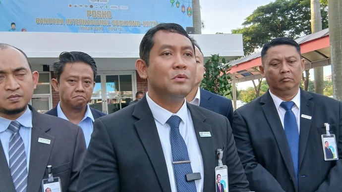 General Manager Bandara Internasional Soekarno-Hatta, Heru Karyadi (ANTARA/Azmi Samsul M)