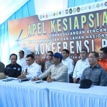 Pemerintah Dorong Daerah Rawan Karhutla Segera Tetapkan Status Siaga