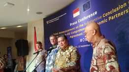 Menko Airlangga: IEU-CEPA Dorong Investasi Kendaraan Listrik dan Perluas Akses Pasar RI