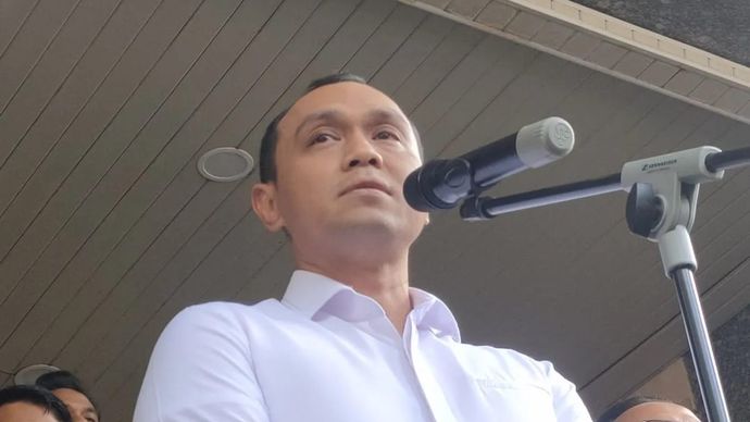 Wakil Direktur Reserse Kriminal Umum (Wadireskrimum) Polda Metro Jaya, AKBP Putu Kholis memberikan keterangan kepada pers di Jakarta, Selasa 26 Agustus 2025. ANTARA/Risky Syukur