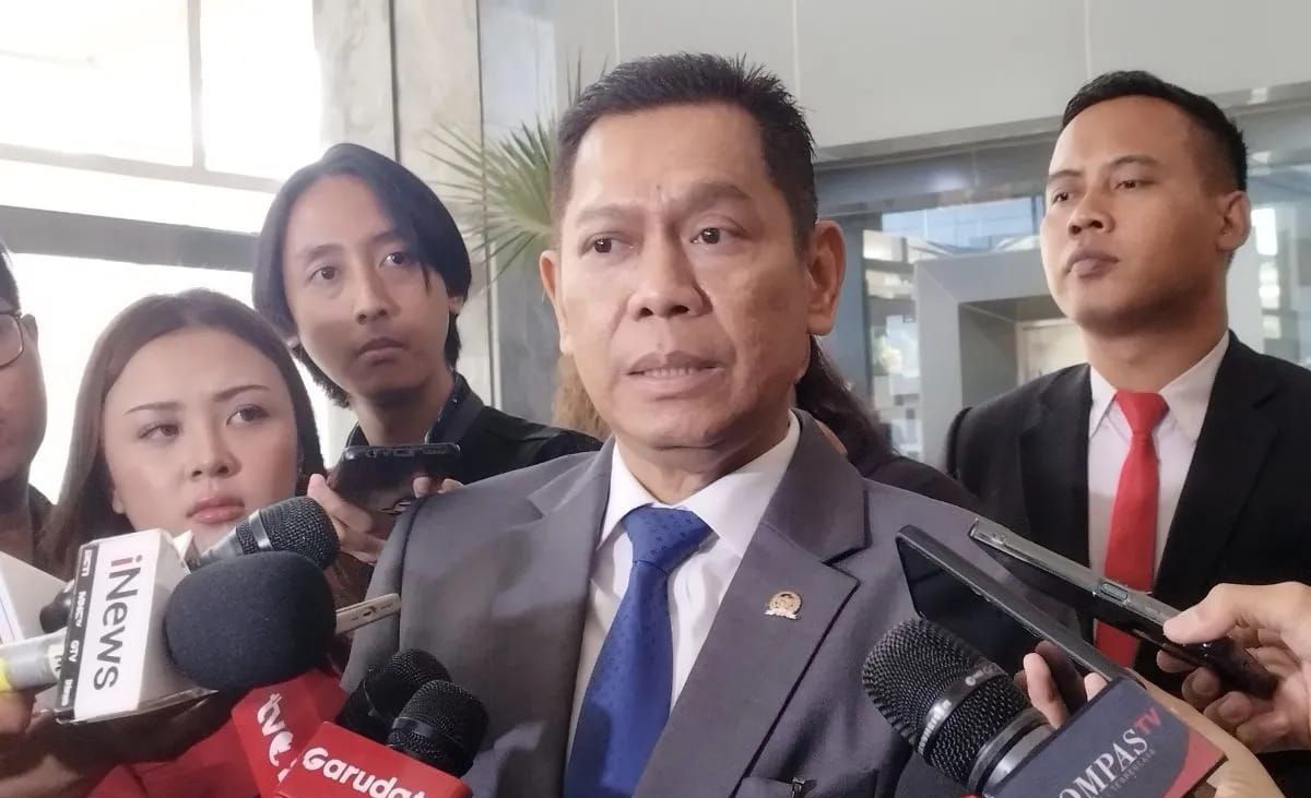 Wakil Ketua DPR RI Adies Kadir di kompleks parlemen, Jakarta, Selasa 19 Agustus 2025. (ANTARA/Bagus Ahmad Rizaldi) <b>(Antara)</b>