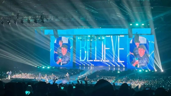 Ilustrasi - Konser grup K-pop Super Junior &ldquo;Super Show Spin-Off: Halftime&rdquo; di Beach City International Stadium, Ancol, Jakarta, Sabtu (14/9/2024). ANTARA/Jasmine Mutiara Ananda.