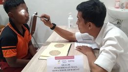 Sekolah Rakyat di Tabanan Awali MPLS dengan Pemeriksaan Kesehatan Siswa Baru