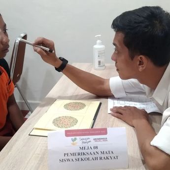 Sekolah Rakyat di Tabanan Awali MPLS dengan Pemeriksaan Kesehatan Siswa Baru