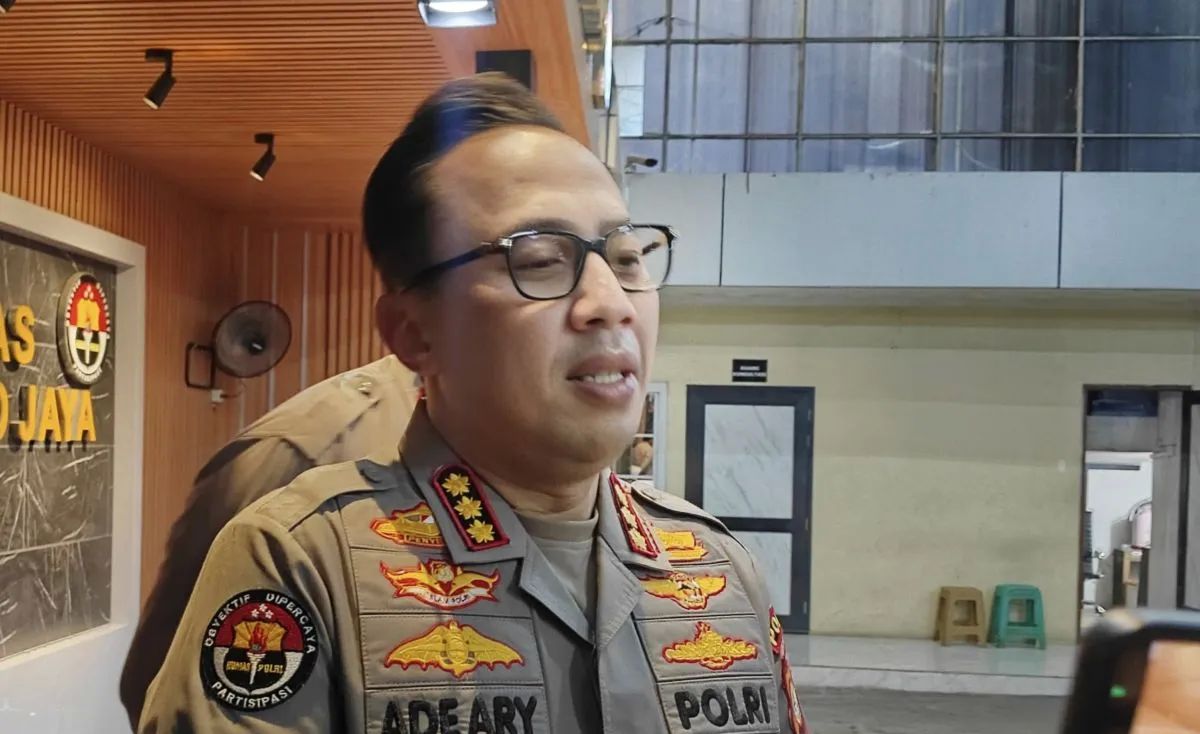 Kabid Humas Polda Metro Jaya, Kombes Pol Ade Ary Syam Indradi. Selasa, 5 Agustus 2025. <b>(Antara)</b>