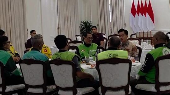Wapres Gibran Gelar Dialog Bersama Perwakilan Ojol di Istana Wakil Presiden