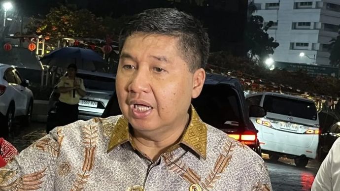 Menteri Perumahan dan Kawasan Permukiman (PKP) Maruarar Sirait saat ditemui awak media di Kantor Kementerian PKP, Jakarta, Senin 25 Agustus 2025. ANTARA/Arnidhya Nur Zhafira.