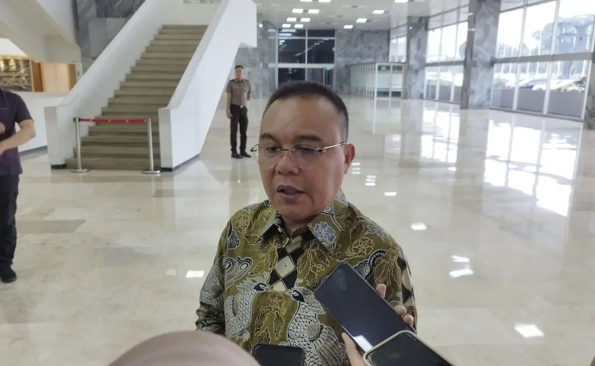 Wakil Ketua DPR RI Sufmi Dasco Ahmad di kompleks parlemen, Jakarta, Jumat, 25 Juli 2025. <b>(Antara)</b>