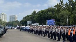 Danpuspom TNI Tinjau Kesiapan Pengawasan Lalin dan Parkir Jelang HUT ke-80