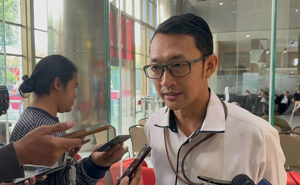 Juru Bicara Komisi Pemberantasan Korupsi Budi Prasetyo saat memberikan keterangan di Gedung Merah Putih KPK, Jakarta, Senin 25 Agustus 2025. (ANTARA/Rio Feisal) <b>(Antara)</b>