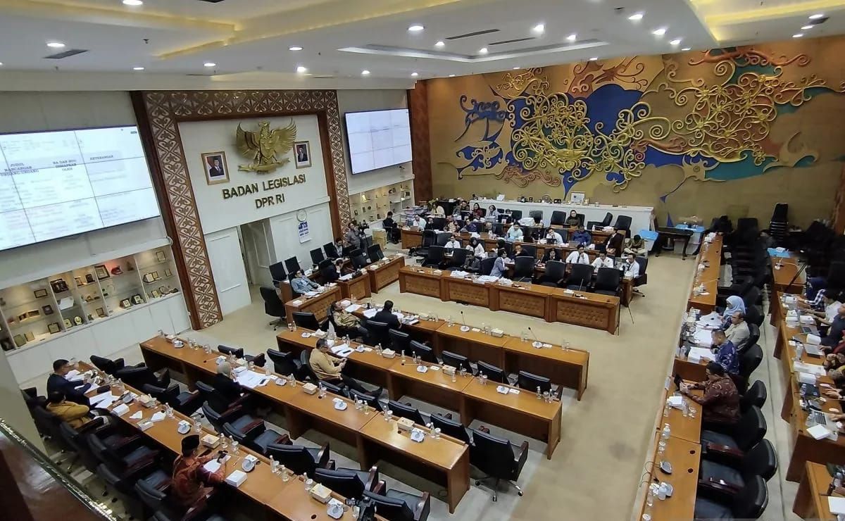 Baleg DPR RI menggelar rapat Prolegnas di kompleks parlemen, Jakarta, Kamis 18 September 2025. (ANTARA/Bagus Ahmad Rizaldi) <b>(Antara)</b>