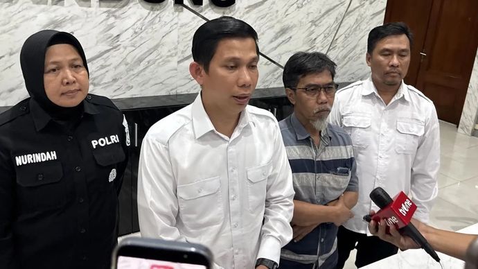 Kasatreskrim Polrestabes Bandung AKBP Anton saat memberikan keterangan di Kota Bandung, Jawa Barat, Senin, 6 Juli 2026.