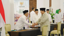 Baznas Himpun Rp4,3 Miliar dari Zakat Istana 2026
