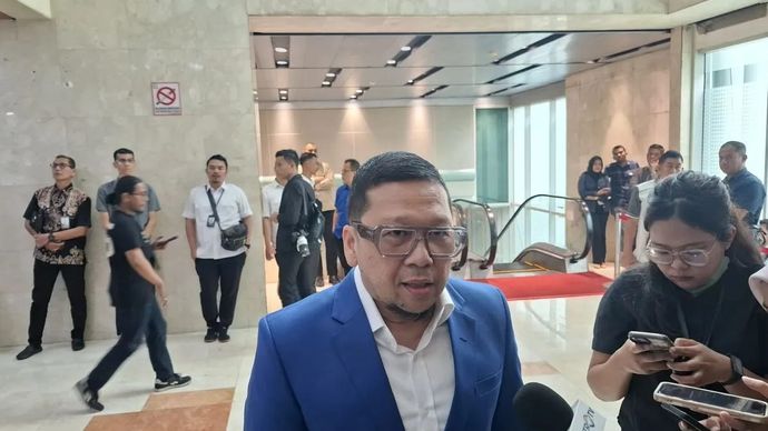 Wakil Ketua Umum Partai Golkar Ahmad Doli Kurnia di Kompleks Parlemen, Senayan, Jakarta, Selasa 19 Agustus 2025. ANTARA/Melalusa Susthira K/pri.