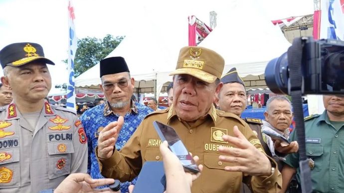 Gubernur Kepulauan Bangka Belitung (Babel) Hidayat Arsani.