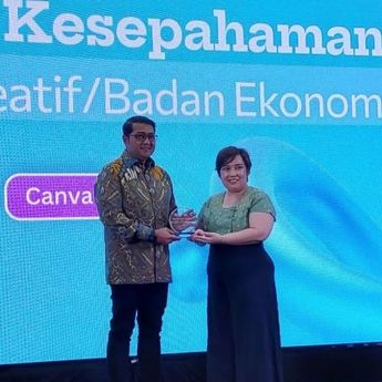 Gandeng Aplikasi Canva, Menteri Ekraf: Buka Lapangan Kerja dengan Platform Digital