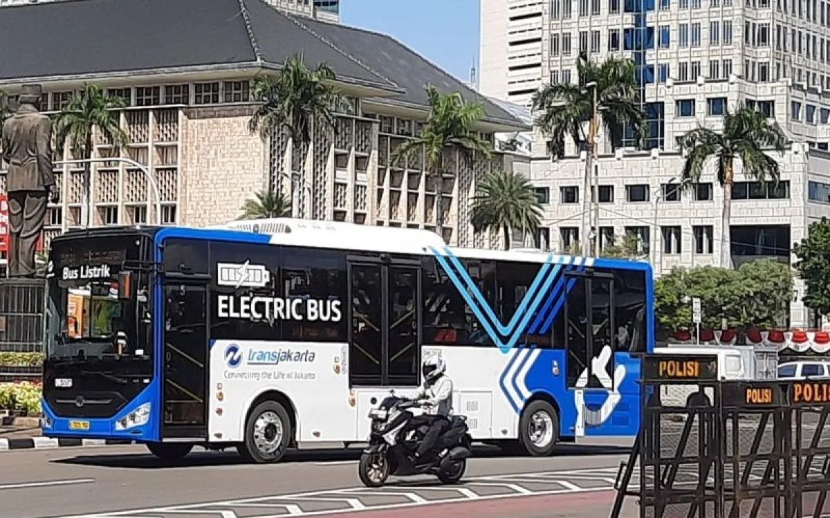 Bus Transjakarta. <b>(Antara)</b>