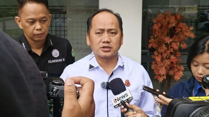 Kepala Pusat Penerangan Hukum (Kapuspenkum) Kejaksaan Agung Anang Supriatna (ANTARA/Nadia Putri Rahmani)