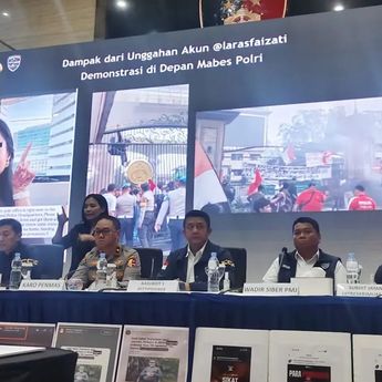 Sosok Laras Faizati Tiktoker Wanita yang Ajak Bakar Mabes Polri dan Kini Ditahan