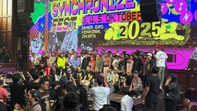 Festival musik tahunan Synchronize Fest 2025 akan berlangsung dengan mengusung tema #SalingSilang, menghadirkan sebanyak 144 musisi dari berbagai generasi untuk meramaikan panggung.