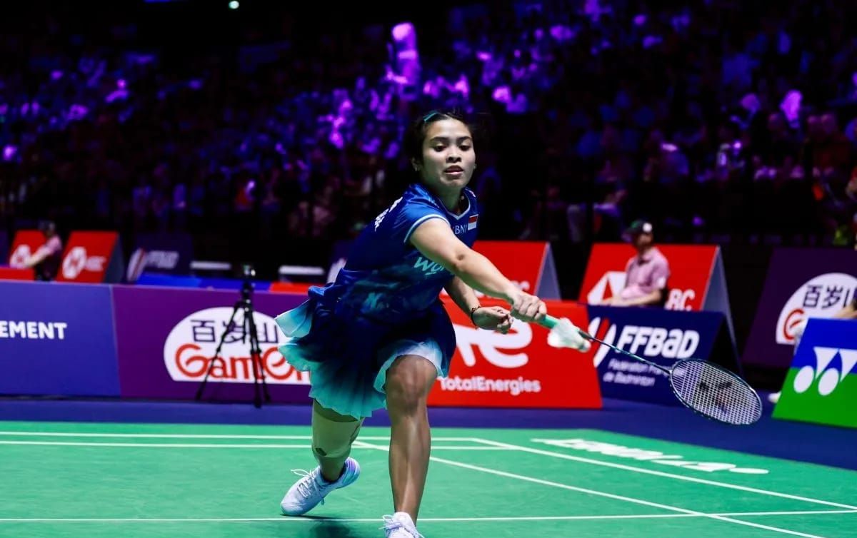 Pebulu tangkis tunggal putri Indonesia Gregoria Mariska Tunjung. <b>(Antara)</b>