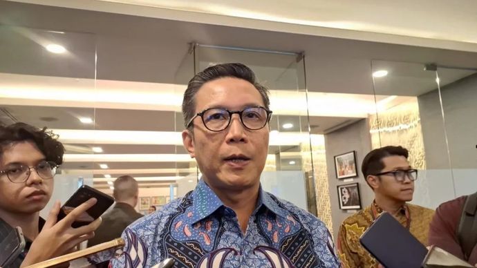 Pjs Direktur Utama PT Bursa Efek Indonesia (BEI) Jeffrey Hendrik.