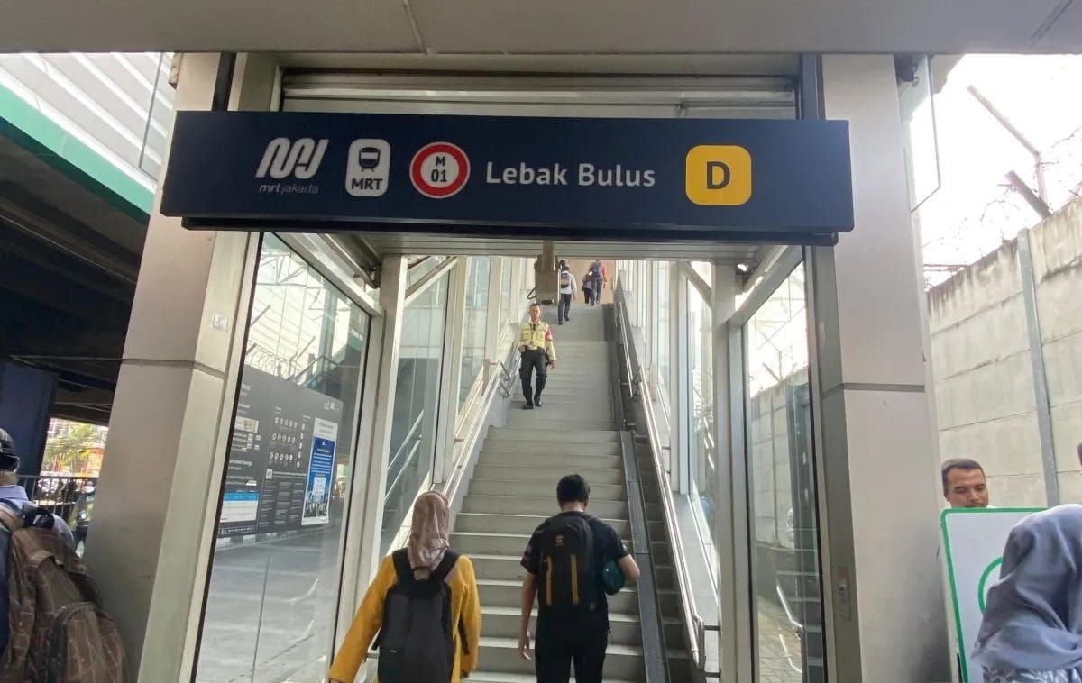 Suasana di Stasiun MRT Lebak Bulus, Jakarta, Kamis 28 Agustus 2025. <b>(Antara)</b>