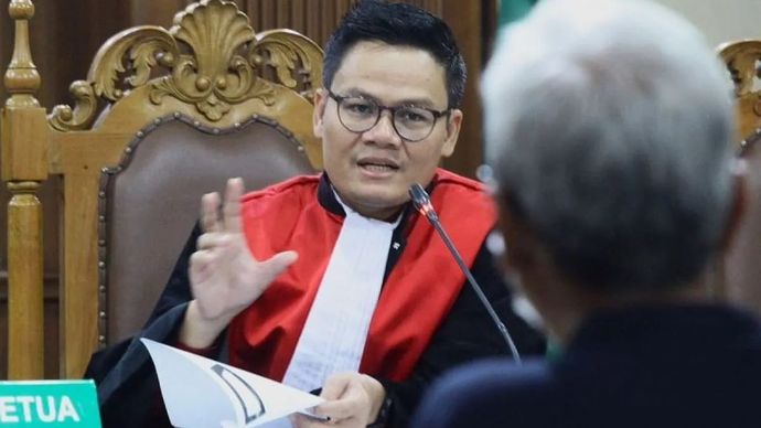 Juru Bicara PN Jakarta Pusat Andi Saputra. (ANTARA/HO-PN Jakarta Pusat)