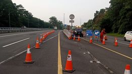 Contraflow Km 44-46 Ruas Tol Jagorawi Arah Puncak Diberlakukan Pagi Ini