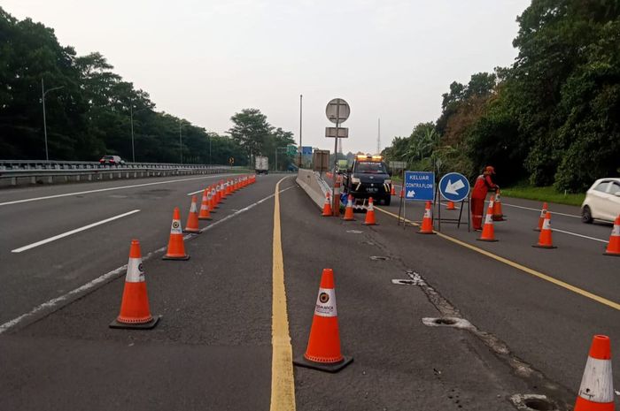 Rekayasa Lalu Lintas Contraflow di Tol Jagorawi