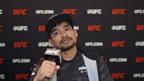 Jeka Saragih akan berhadapan dengan Westin Wilson pada laga UFC di Las Vegas, Amerika Serikat, 16 Juni 2024. 