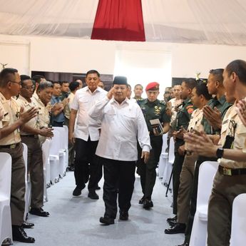 Prabowo Gelar Acara Halal Bihalal dan Pengarahan Pegawai Kemhan