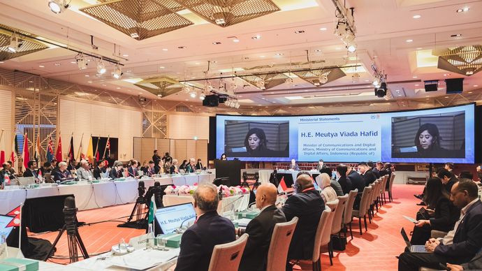 Pertemuan Tingkat Menteri Asia-Pacific Telecommunity (APT) 2025 di Tokyo, Jepang.