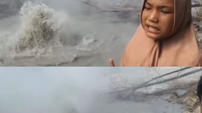 Semburan lumpur panas muncul di Desa Roburan Dolok, Kecamatan Panyabungan Selatan, Kabupaten Mandailing Natal, Sumatera Utara/Ist