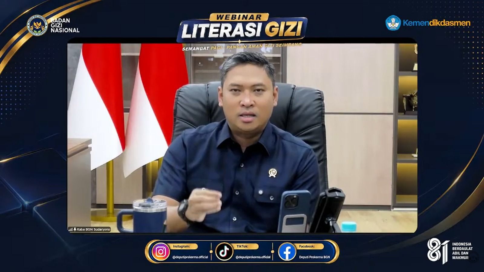 Kepala BGN Sudaryono <b>(NTVNews.id/BGN)</b>