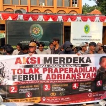 Mahasiswa Juga Demo PN Jaksel, Kawal Sidang Praperadilan Febrie