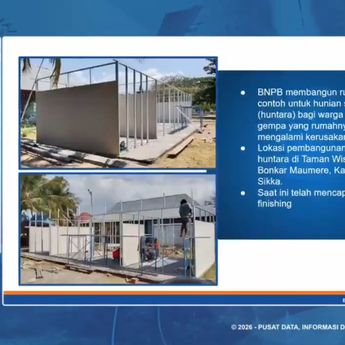 Pemerintah Segera Bangun Hunian Sementara bagi Warga Terdampak Gempa NTT