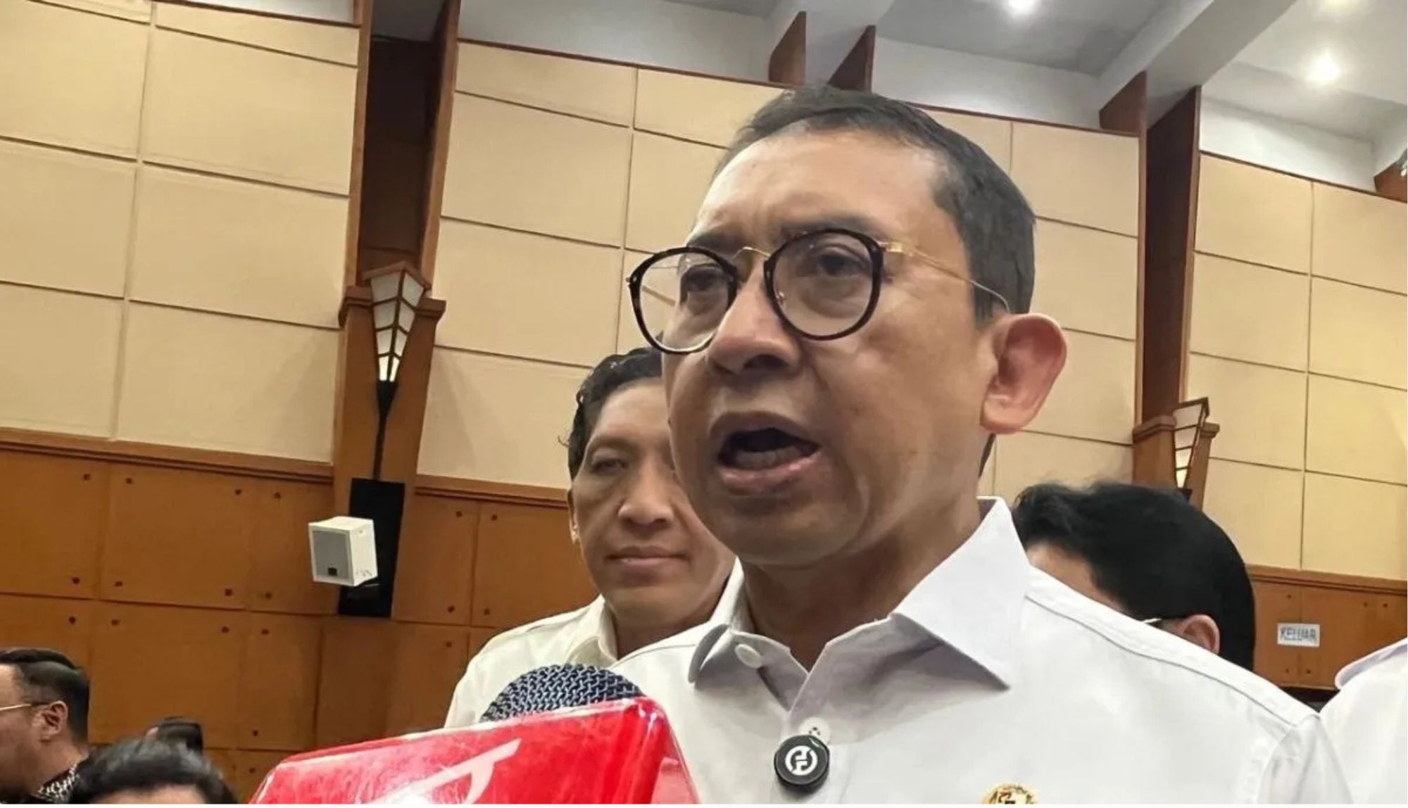 Menteri Kebudayaan Fadli Zon menyampaikan keterangan seusai taklimat media di Jakarta pada Rabu (2/9/2026) <b>(Antara)</b>