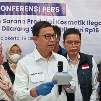 BPOM Bongkar Pabrik Kosmetik Ilegal di Mojokerto, Barang Bukti Capai Rp16 M