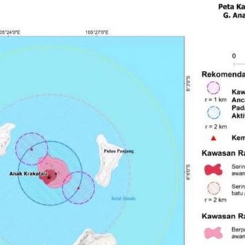 Badan Geologi Deteksi Munculnya 2 Pulau Baru di Perairan Sekitar Anak Krakatau
