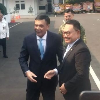 Jalani Sertijab, Dudung Abdurachman Tiba di Kemenko Polkam Usai Dilantik Presiden Prabowo