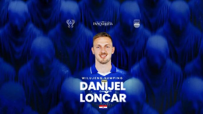 Persib Bandung saat mengumumka bek asal Kroasia Danijel Loncar di Kota Bandung, Jawa Barat, Sabtu (8/8/2026).
